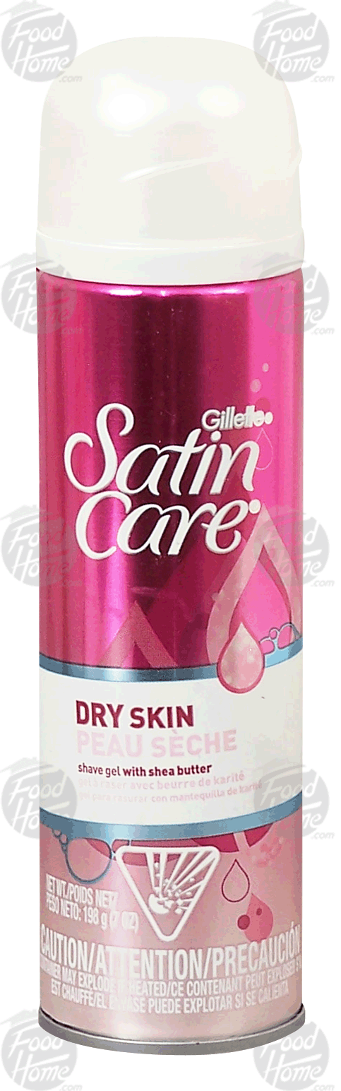 Gillette Satin Care shave gel for dry skin with shea butter Full-Size Picture